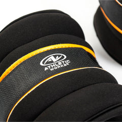 Athletic Works 5lb Pair Ankle & Wrist Weights (2pcs, Each One is 2.5LBS), Adjustable Strap