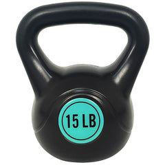 Balance From 5 10 15lbs Wide Grip Kettlebell, Black