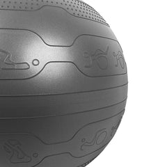 Athletic Works 75cm Yoga Ball, Anti-Burst, Exercises Poses Embossed