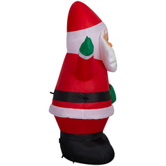 Christmas Airblown Inflatables Yard Decoration Santa, 4 ft