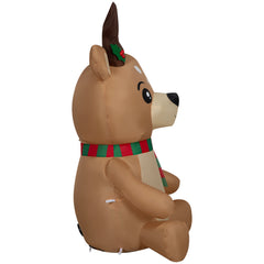 New Christmas Airblown Inflatables Yard Decoration Baby Reindeer, 3.5 ft