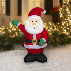 Christmas Airblown Inflatables Yard Decoration Santa, 4 ft