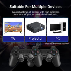 4K Video Game Console Wireless Controller Gamepad