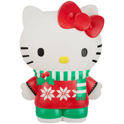 26in Christmas Blow Mold Decor Hello Kitty in Sweater Christmas 26.18 in x 18.11 in x 9.05 in 3.52 lb