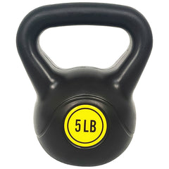 Balance From 5 10 15lbs Wide Grip Kettlebell, Black