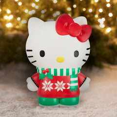 26in Christmas Blow Mold Decor Hello Kitty in Sweater Christmas 26.18 in x 18.11 in x 9.05 in 3.52 lb