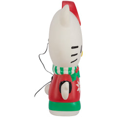 26in Christmas Blow Mold Decor Hello Kitty in Sweater Christmas 26.18 in x 18.11 in x 9.05 in 3.52 lb