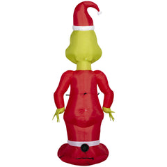 Air blown Inflatables Yard Decoration Grinch in Pajamas Dr. Seuss, 5.5 ft